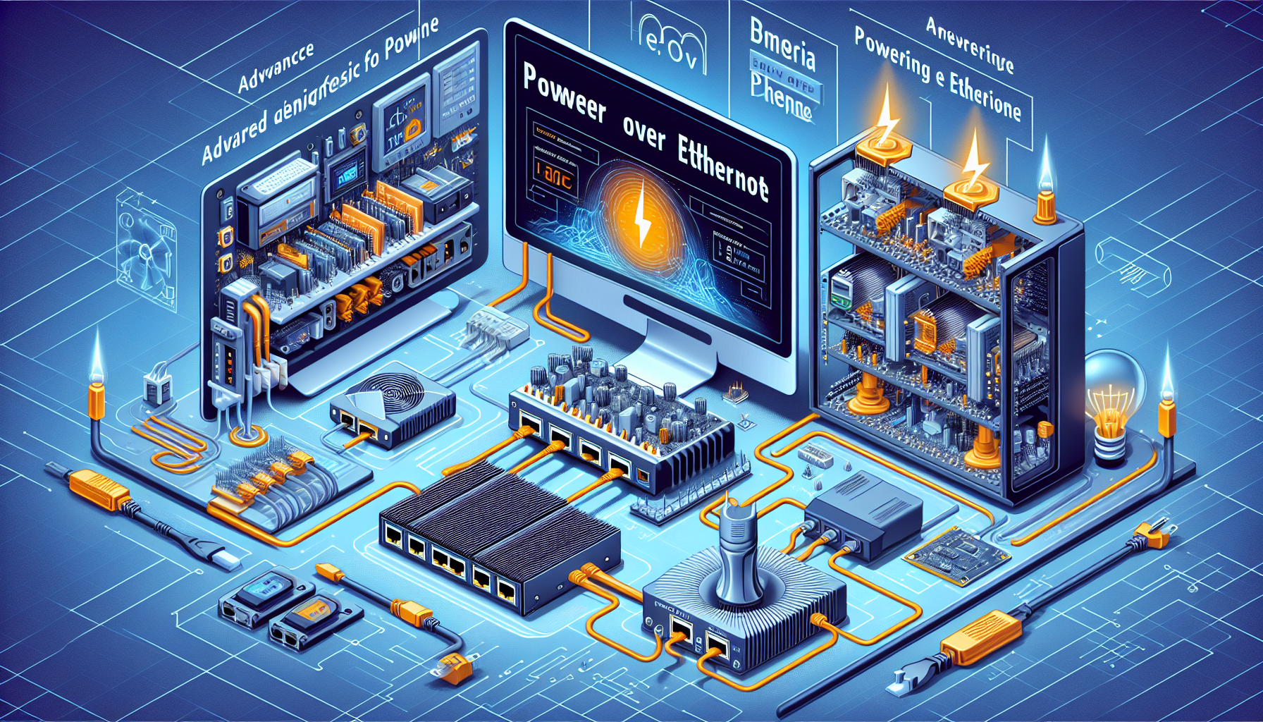 Progettazione avanzata per alimentazione dispositivi ad alta potenza Power over Ethernet