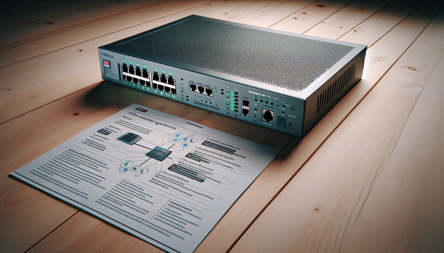 Firewall FortiGate 30E per Segmentazione VLAN Sicura e Avanzata